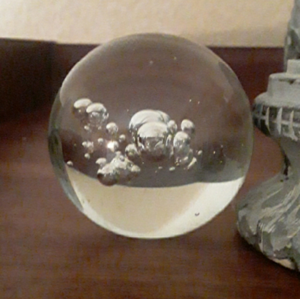 Rare large clear marble